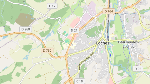 Carte de localisation de l'évènement
