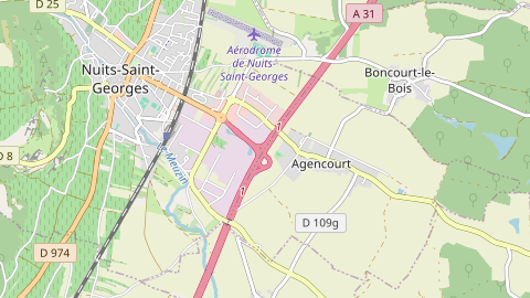 Carte de localisation de l'évènement