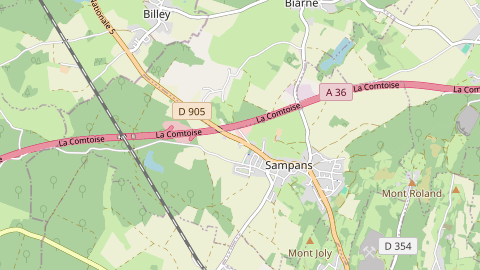 Carte de localisation de l'évènement