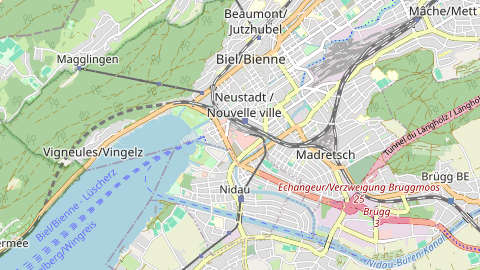 Carte de localisation de l'évènement