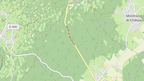 Carte de localisation de l'évènement