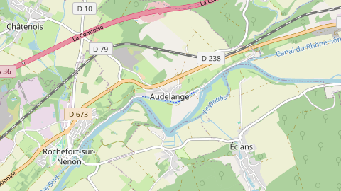 Carte de localisation de l'évènement