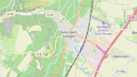 Carte de localisation de l'évènement