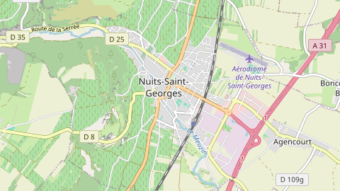 Carte de localisation de l'évènement