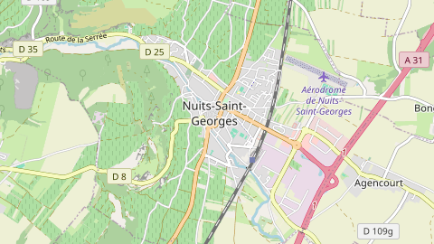 Carte de localisation de l'évènement