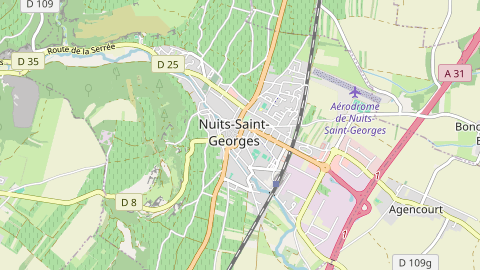 Carte de localisation de l'évènement