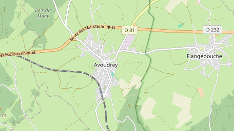 Carte de localisation de l'évènement