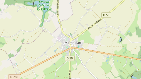 Carte de localisation de l'évènement