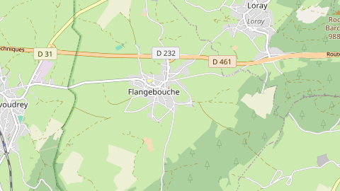 Carte de localisation de l'évènement