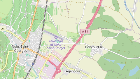 Carte de localisation de l'évènement