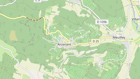 Carte de localisation de l'évènement
