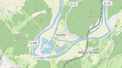 Carte de localisation de l'évènement