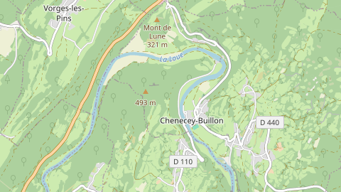 Carte de localisation de l'évènement