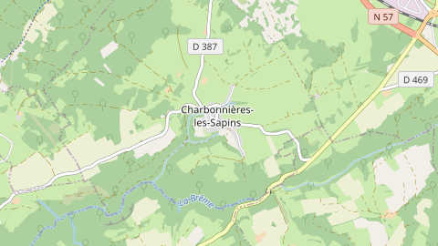 Carte de localisation de l'évènement