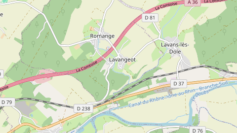 Carte de localisation de l'évènement
