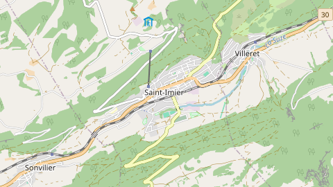 Carte de localisation de l'évènement