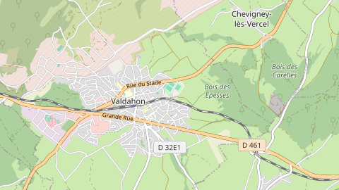Carte de localisation de l'évènement