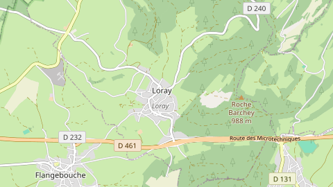 Carte de localisation de l'évènement