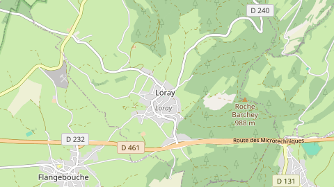 Carte de localisation de l'évènement