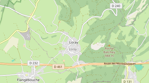 Carte de localisation de l'évènement