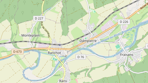 Carte de localisation de l'évènement