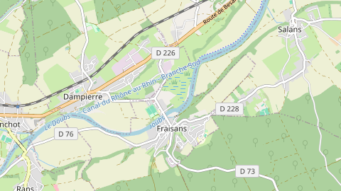 Carte de localisation de l'évènement