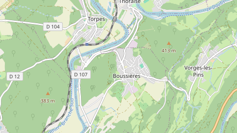 Carte de localisation de l'évènement