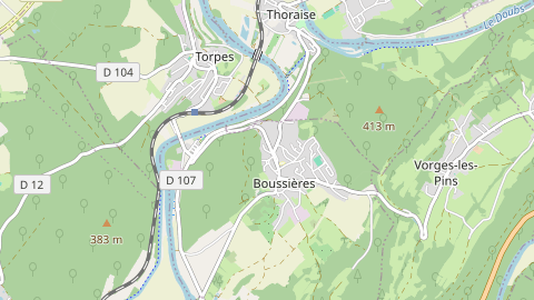 Carte de localisation de l'évènement