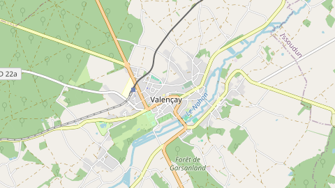 Carte de localisation de l'évènement