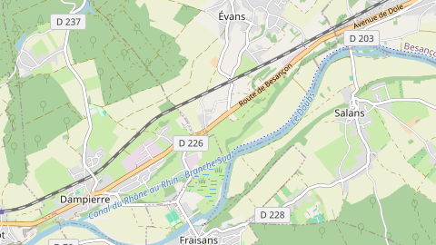 Carte de localisation de l'évènement