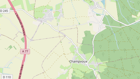 Carte de localisation de l'évènement