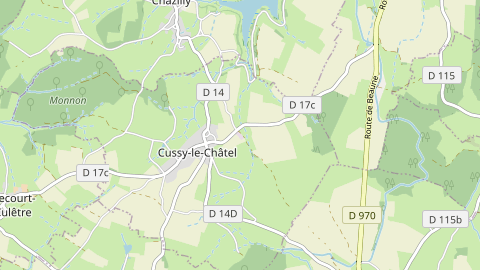 Carte de localisation de l'évènement