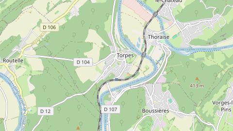 Carte de localisation de l'évènement