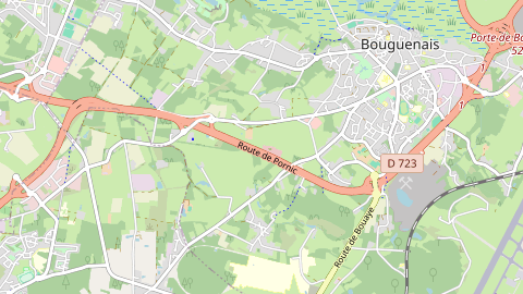 Carte de localisation de l'évènement