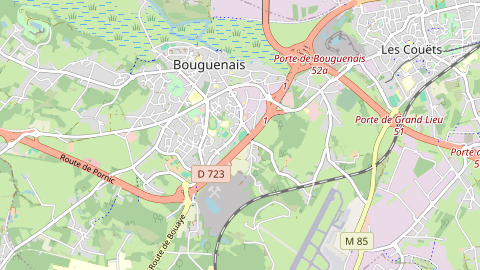 Carte de localisation de l'évènement