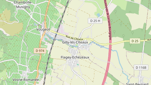 Carte de localisation de l'évènement