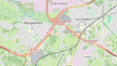 Carte de localisation de l'évènement