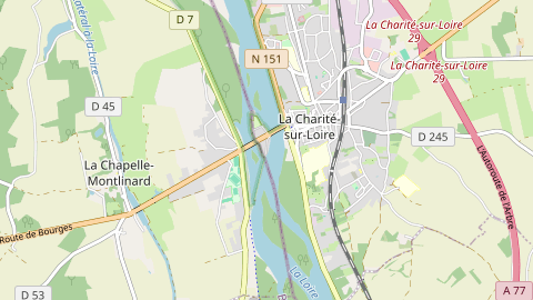 Carte de localisation de l'évènement