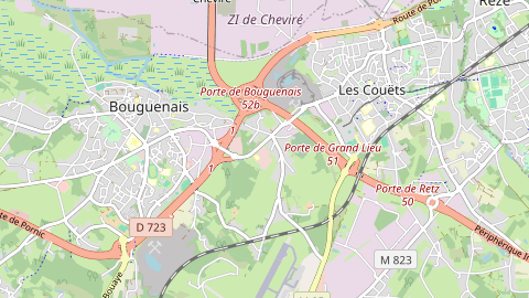 Carte de localisation de l'évènement