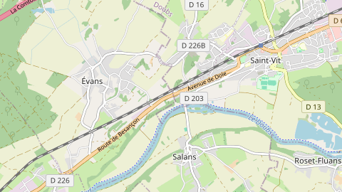 Carte de localisation de l'évènement