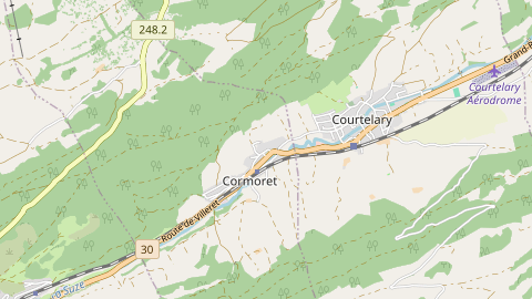 Carte de localisation de l'évènement