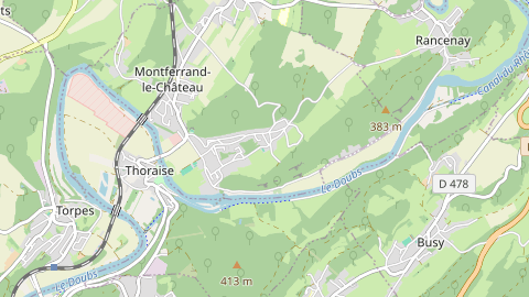 Carte de localisation de l'évènement