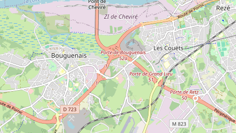 Carte de localisation de l'évènement