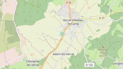 Carte de localisation de l'évènement
