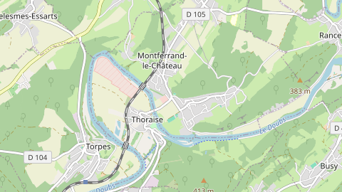 Carte de localisation de l'évènement