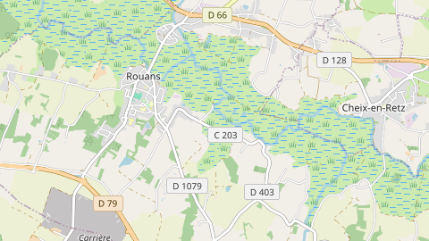Carte de localisation de l'évènement