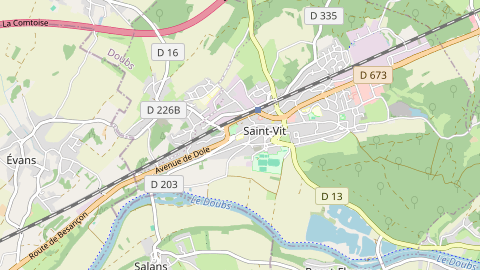 Carte de localisation de l'évènement