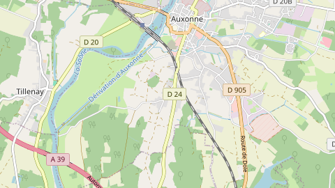Carte de localisation de l'évènement