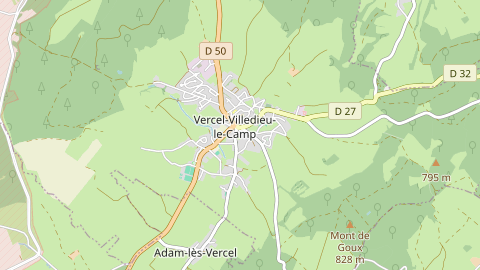 Carte de localisation de l'évènement