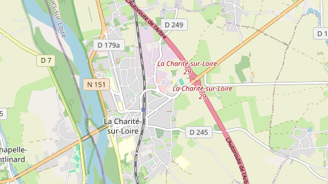 Carte de localisation de l'évènement